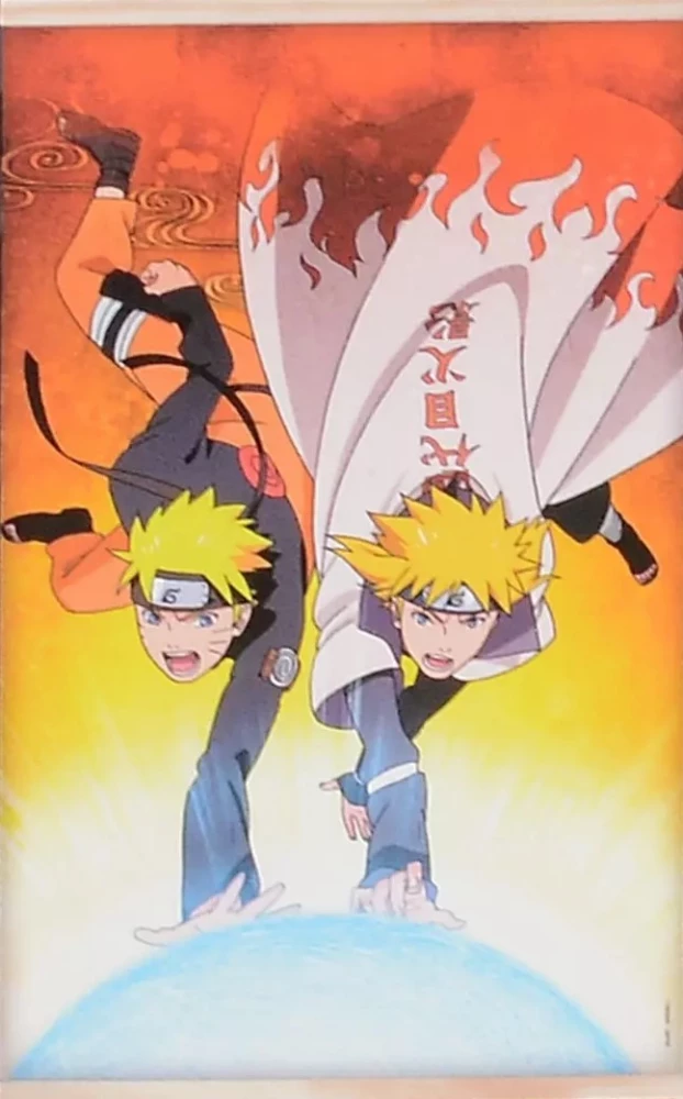 Diamond Panel on Suspension - Naruto. Naruto and Minato