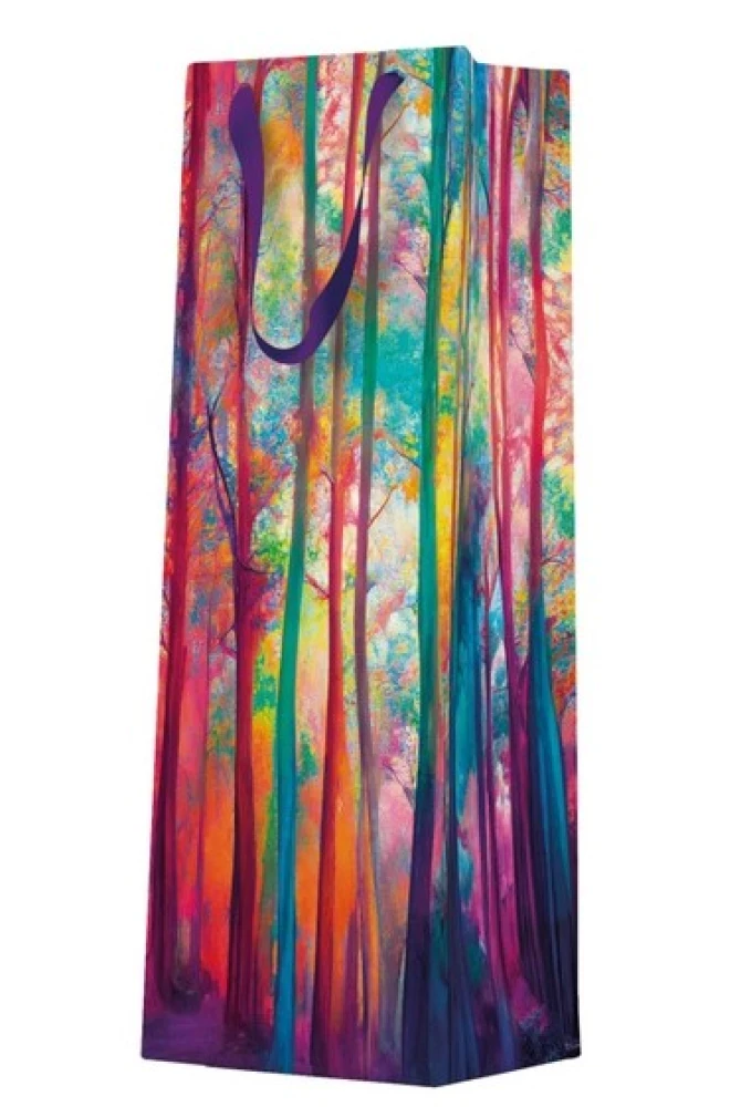 Gift Bag - Colorful Magic Forest (12x37x10)