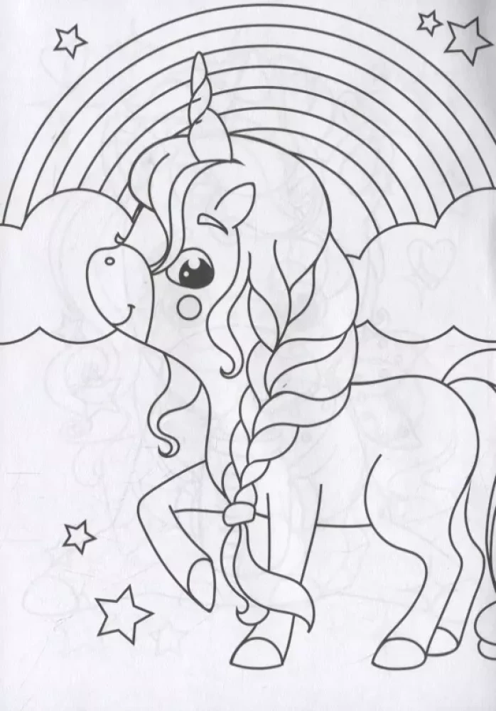 Coloring Book - Cute Ponies