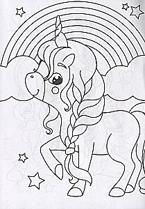 Coloring Book - Cute Ponies