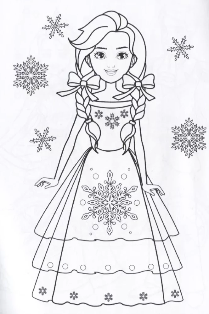 Coloring - Snow Princess