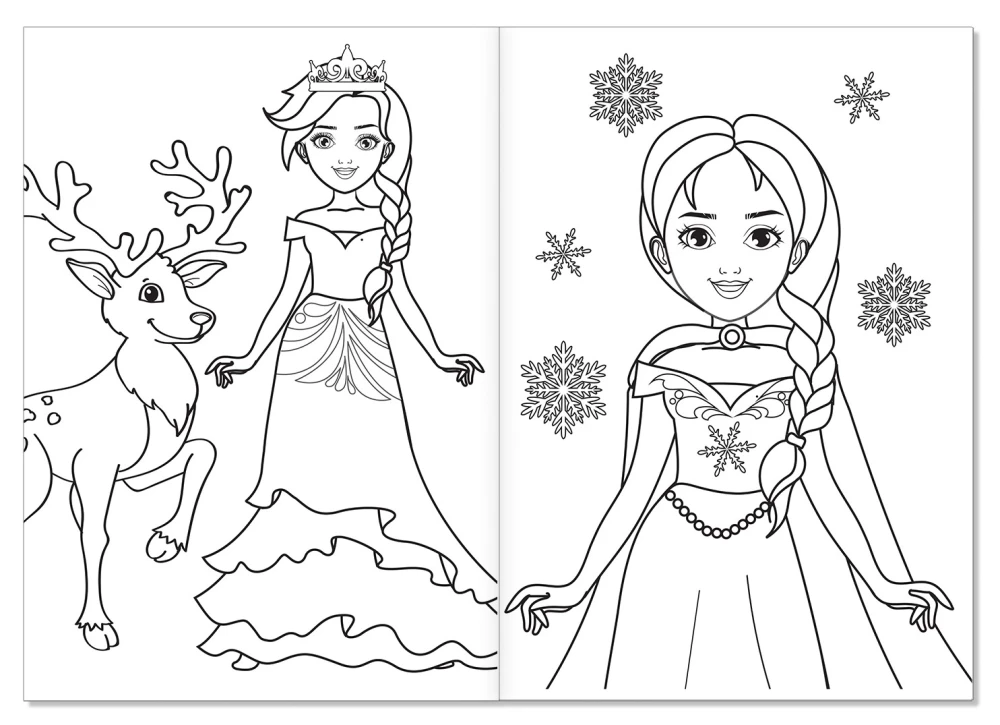 Coloring - Snow Princess