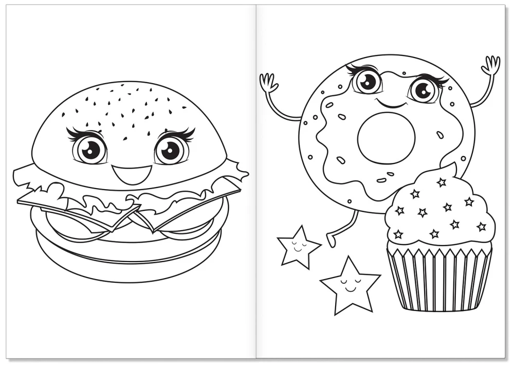 Coloring Book - Mischievous Sweets