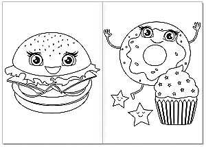 Coloring Book - Mischievous Sweets