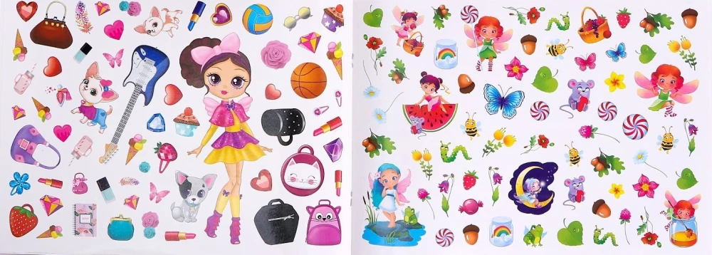 Sticker Book 500 Stickers. For Girls