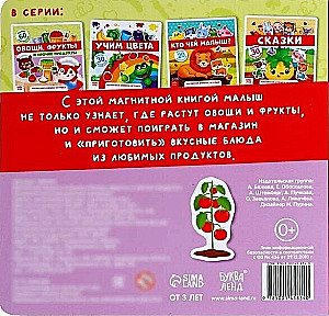 Magnetic Toy Book - Vegetables, Fruits and Other Products