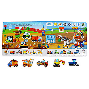 Sticker Book. Building, Digging and Transporting