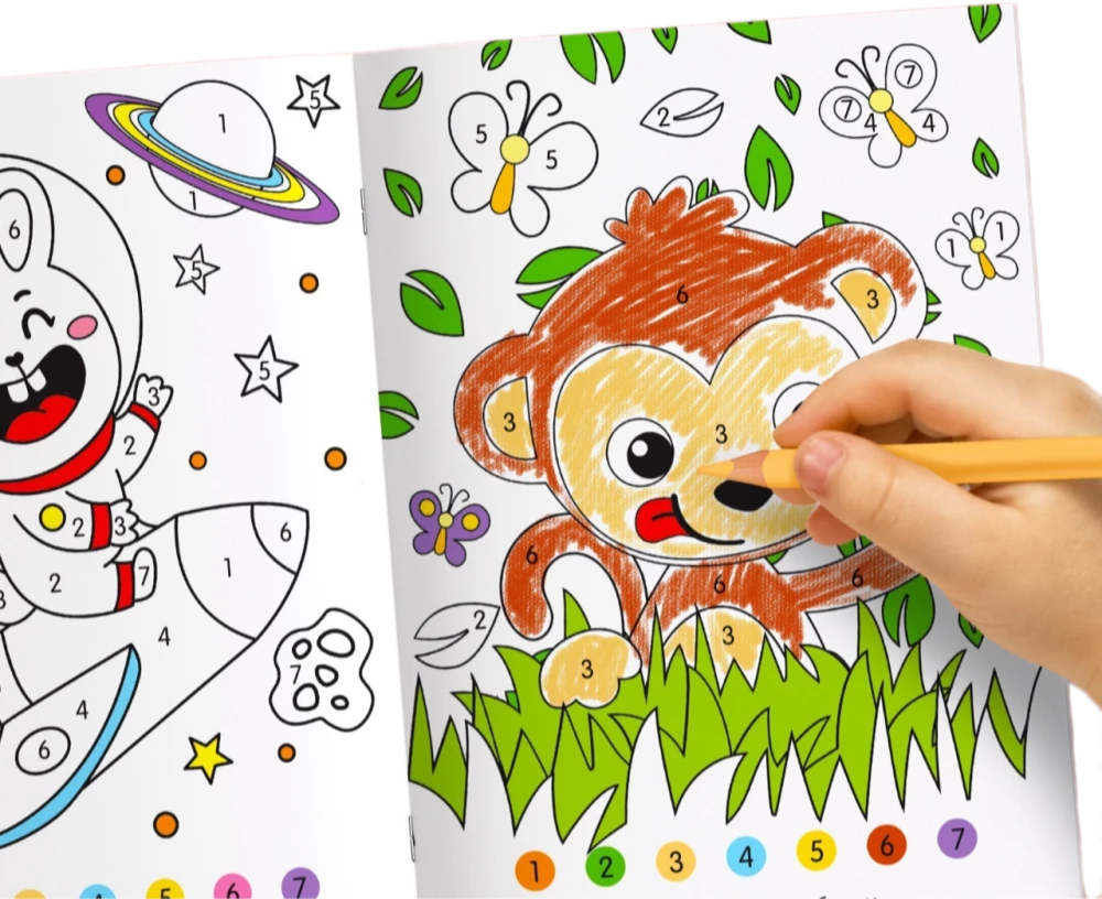 The Smartest Coloring Book - Paint by Numbers