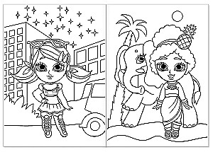 Coloring Book - Fashion Dolls