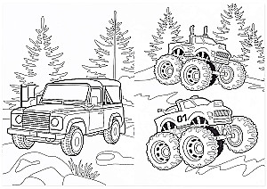 Coloring Book - On the Turns