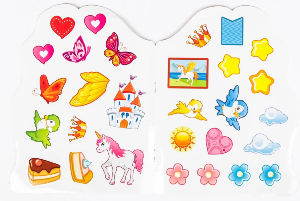 Coloring Book with Stickers - Princess