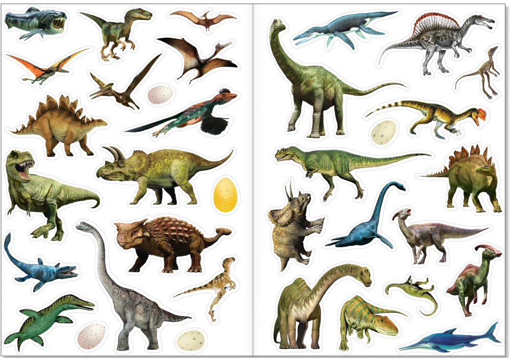 Fascinating Stickers. The World of Dinosaurs