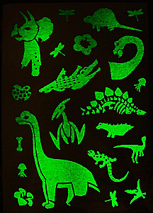 Glow-in-the-dark Stickers - Dinosaur Time