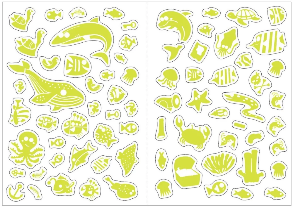 Glow-in-the-Dark Stickers - Marine Depths