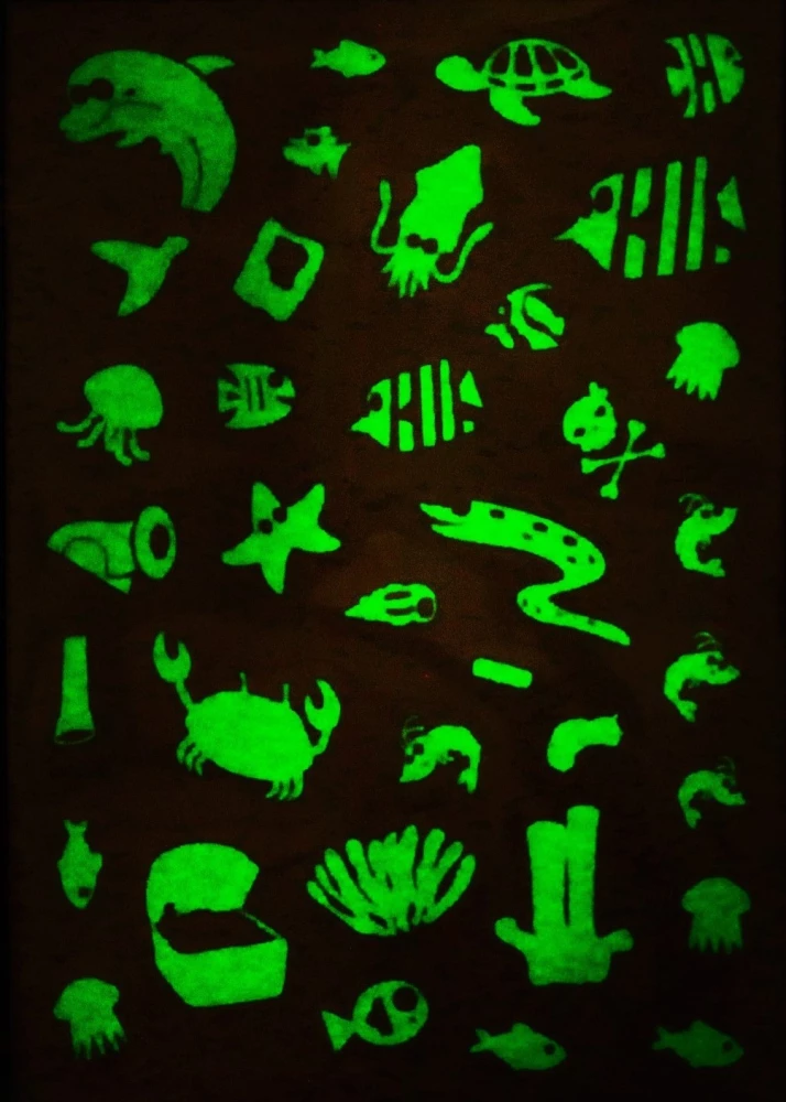 Glow-in-the-Dark Stickers - Marine Depths