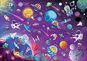 Glow-in-the-dark stickers - The depths of space