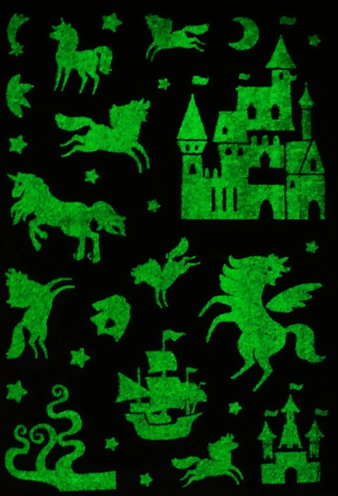 Glow-in-the-Dark Stickers - Wonderland