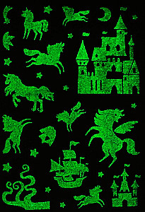 Glow-in-the-Dark Stickers - Wonderland