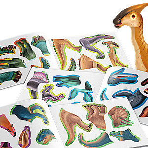 Sticker Book - Dinosaurs. Whose Skeleton Is This?