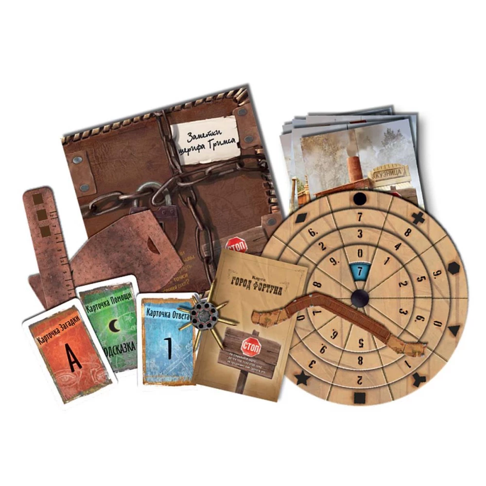 Board Game - Exit Quest. Abduction in the Wild West