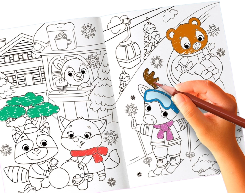 Coloring Book - Holiday for Friends