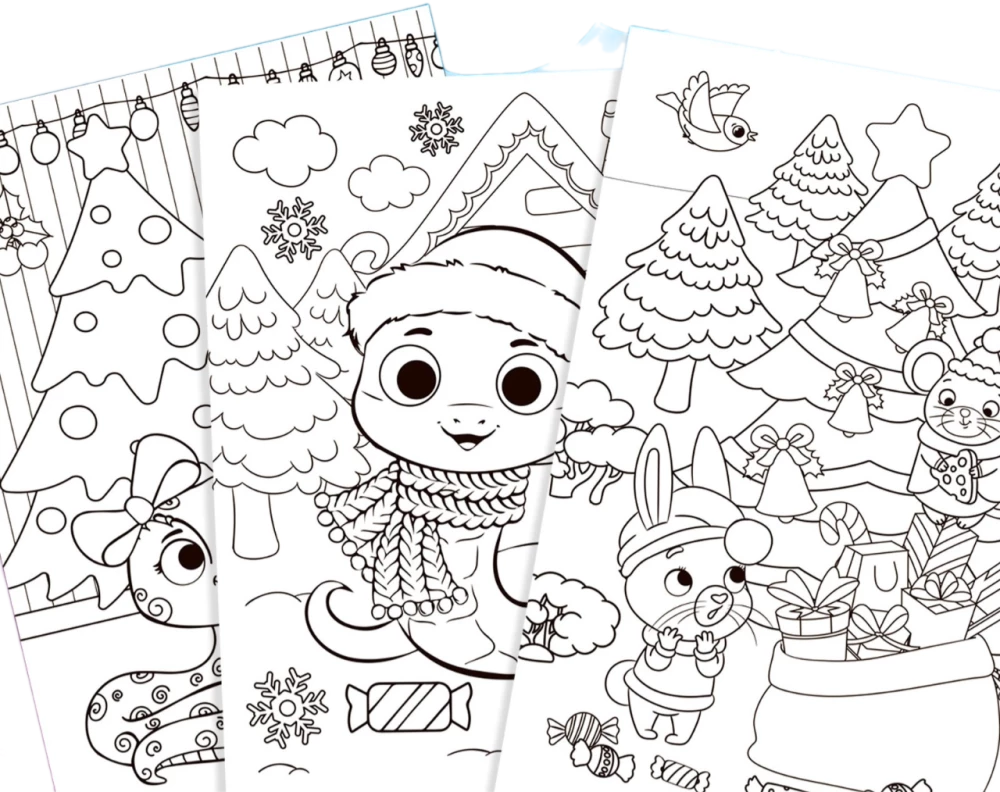 Coloring Book - Holiday for Friends