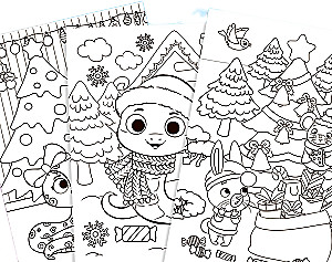 Coloring Book - Holiday for Friends