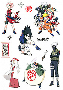 Naruto Sticker Set. Design 2