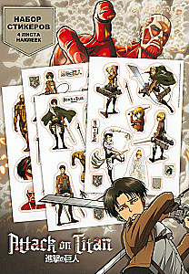 Attack on Titan Sticker Set. Design 4