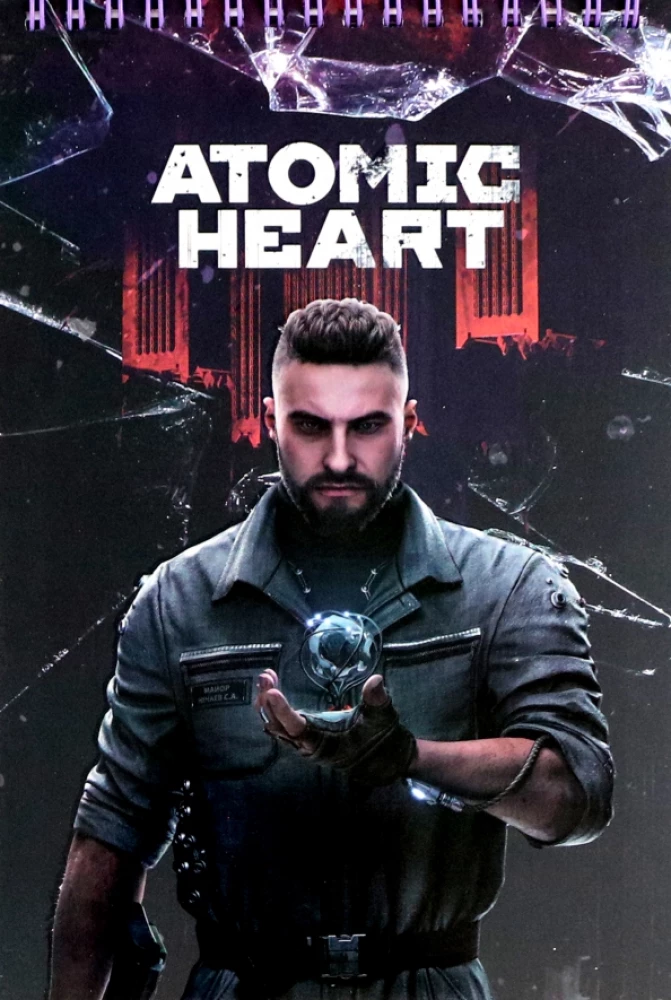 Creative notebook with stickers Atomic Heart. Major Nechaev, A5