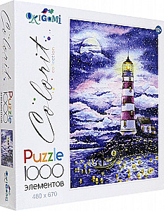 Puzzle-1000. Colorit Collection. Lighthouse