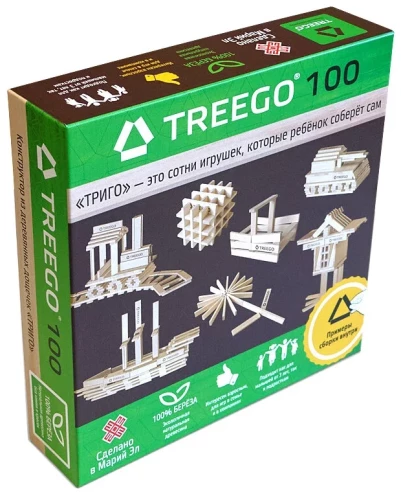 Wooden Constructor Game - Trigo