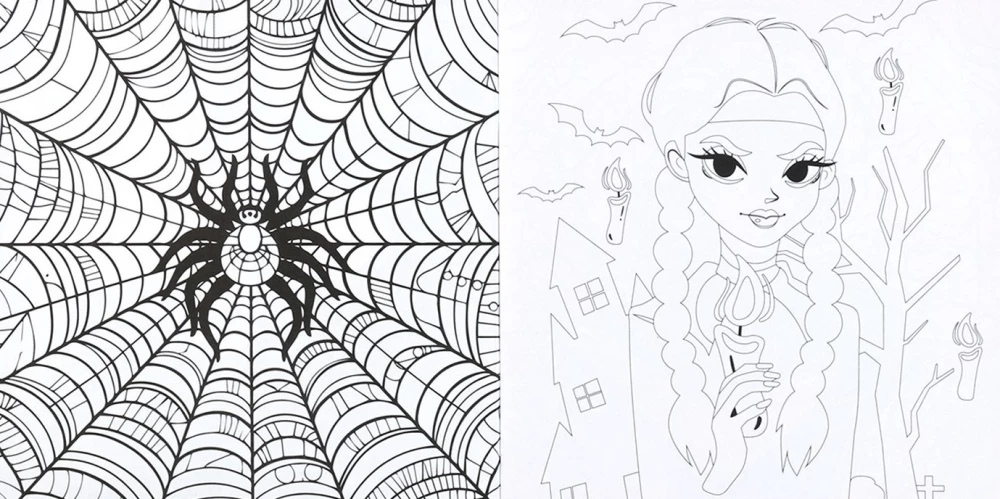 Anti-stress Coloring Book - Gothic Friends