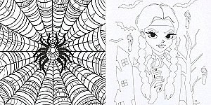 Anti-stress Coloring Book - Gothic Friends