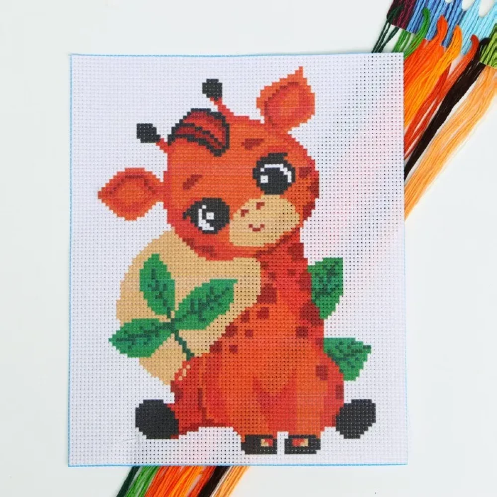 Cross Stitch - Giraffe (20x25)