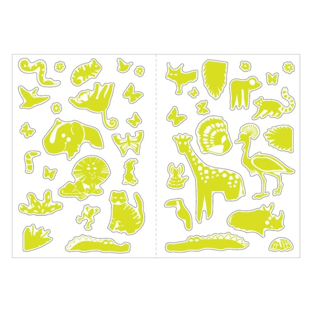 Glow-in-the-Dark Stickers - Night Jungle