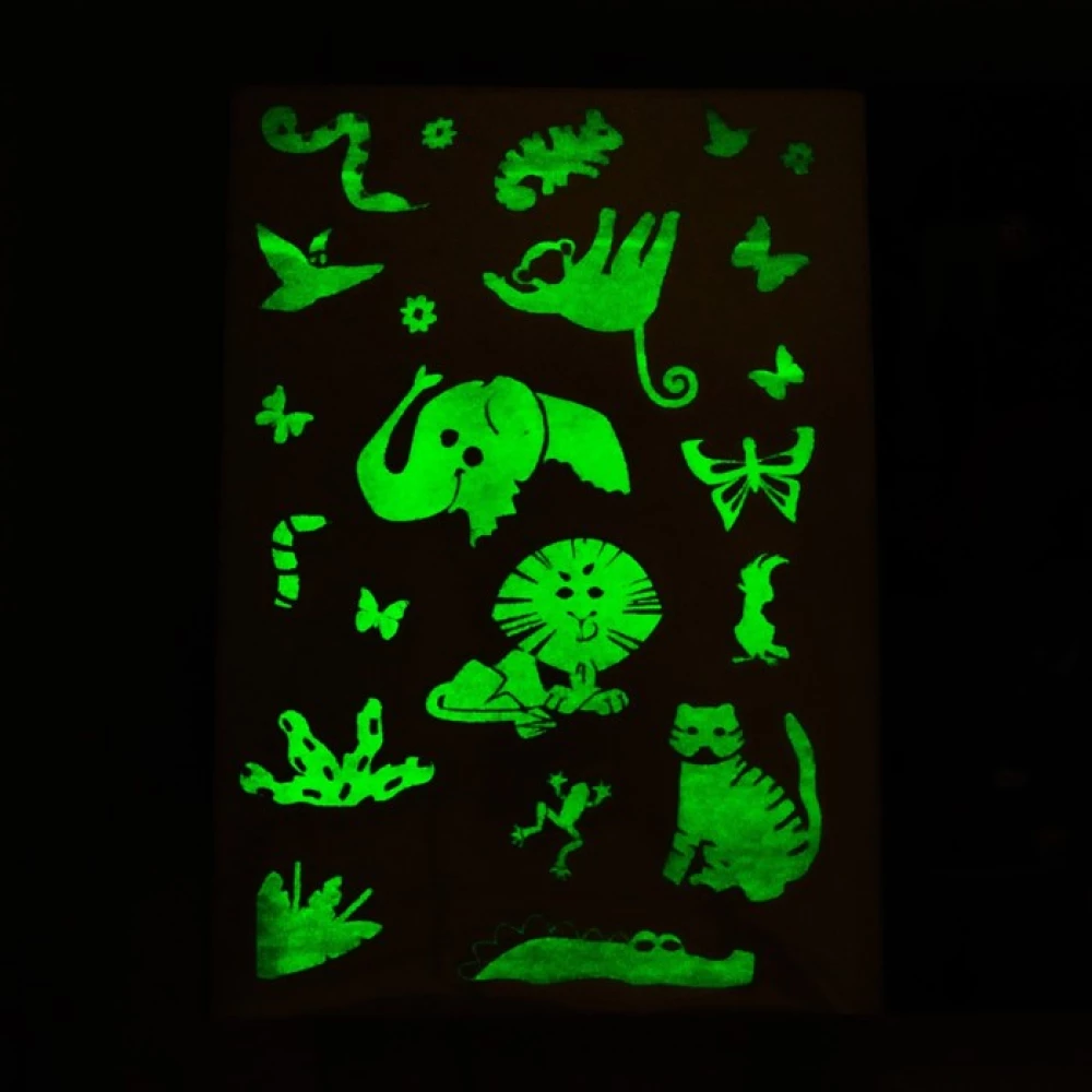 Glow-in-the-Dark Stickers - Night Jungle