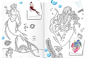 Coloring by Sample - Forest and Underwater Worlds