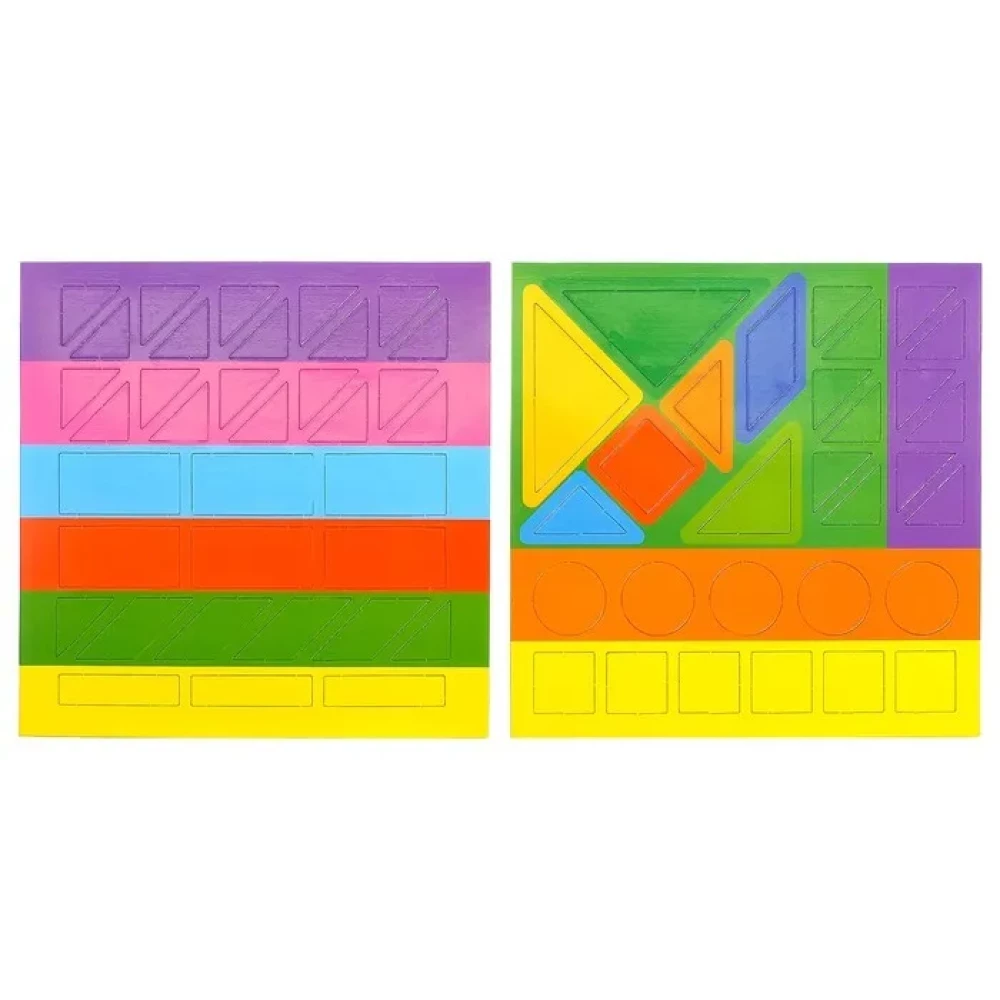 Magnetic toy book - Tangram