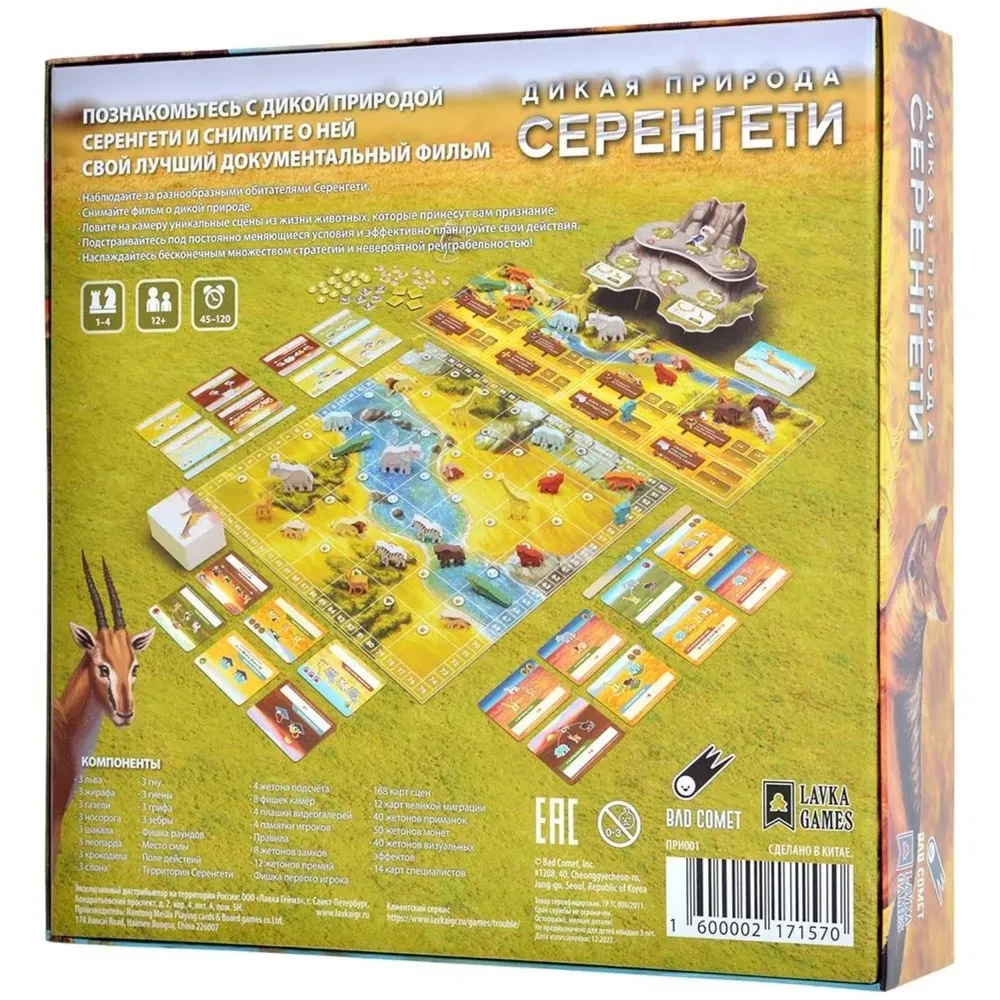 Board Game - Wild Nature of the Serengeti