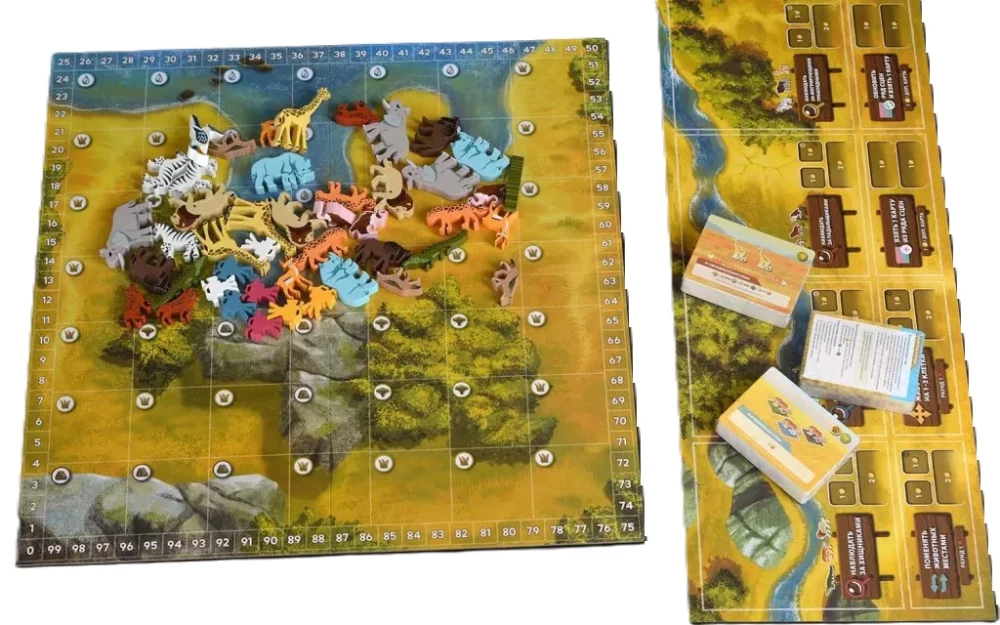 Board Game - Wild Nature of the Serengeti