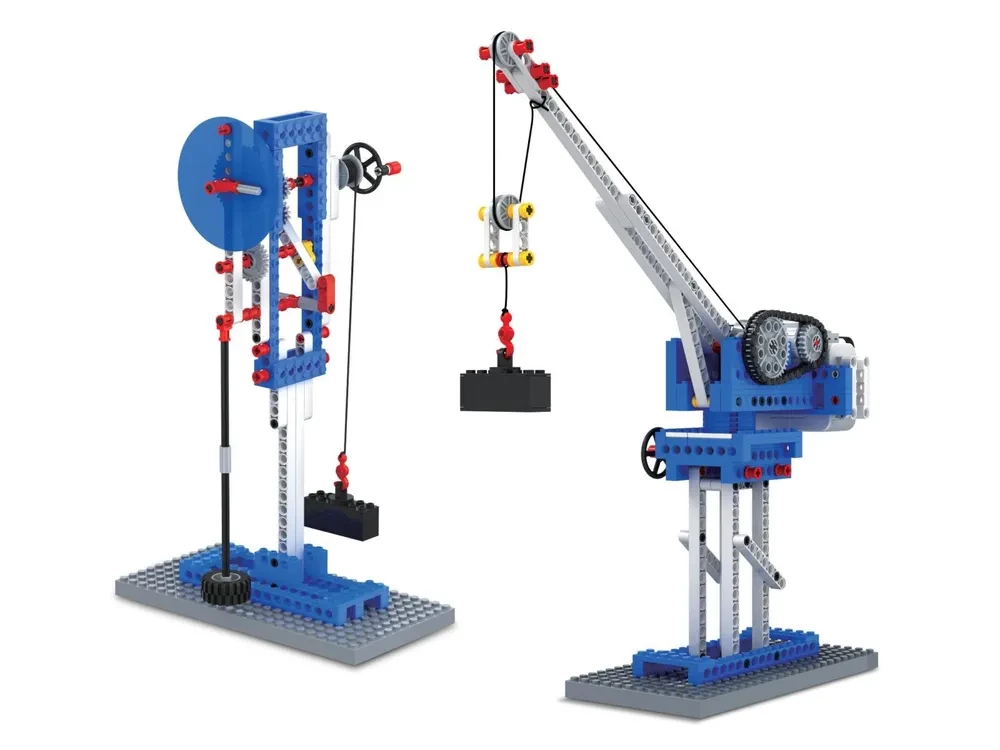 Конструктор с механизмами Z-BOTS. Главные механизмы машин (686 деталей)