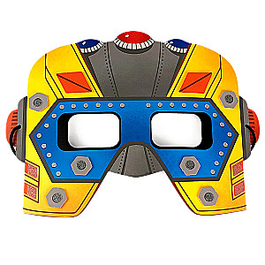 Carnival masks with your own hands. Superhero holiday. 4 images