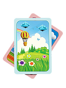 Reusable training cards. Smart modeling for 1-3 years old