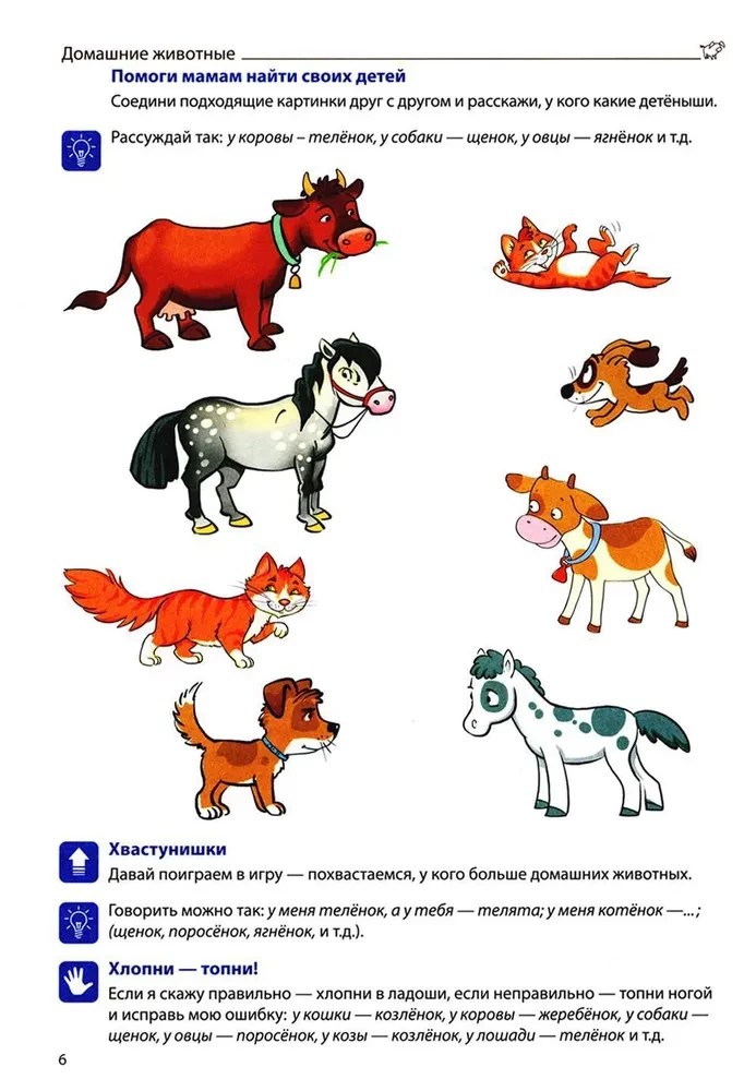 Forming Vocabulary (Issue 3). Domestic, Wild Animals and Birds, Fish, Insects