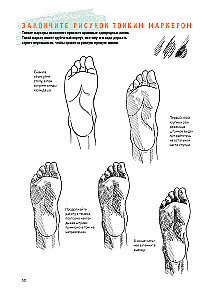 Sketchbook of a Beginner Artist. Drawing Hands and Feet Step by Step