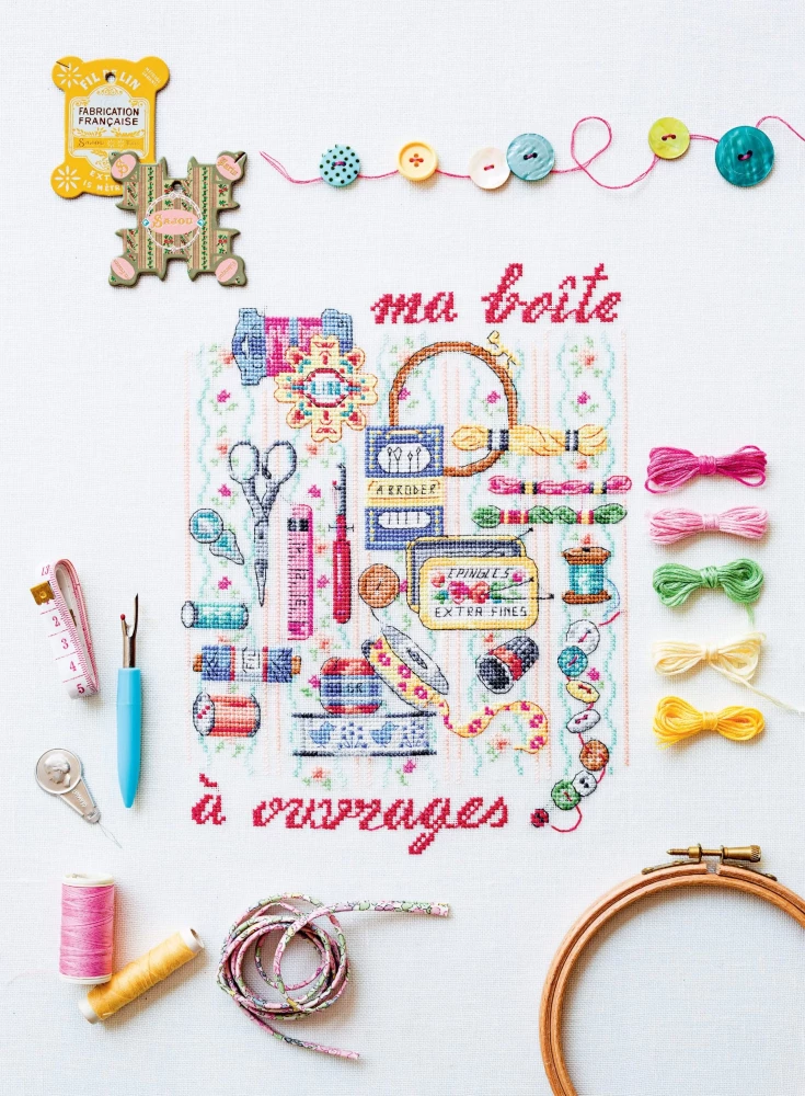 French Cross-Stitch Embroidery. The Magical Workshop of Véronique Enginger