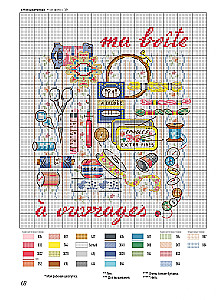 French Cross-Stitch Embroidery. The Magical Workshop of Véronique Enginger