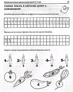 Математические прописи для детей 5-7 лет