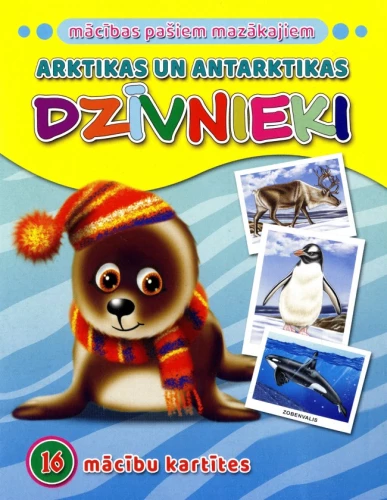 Lessons for the youngest. Animals of the Arctic and Antarctica (16 learning cards)